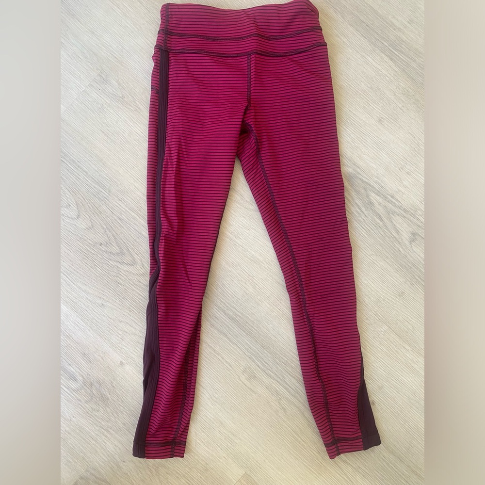 Lululemon stripped leggings. Sz. 2